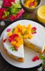 Eggless Saffron Mango Tres Leches Cake