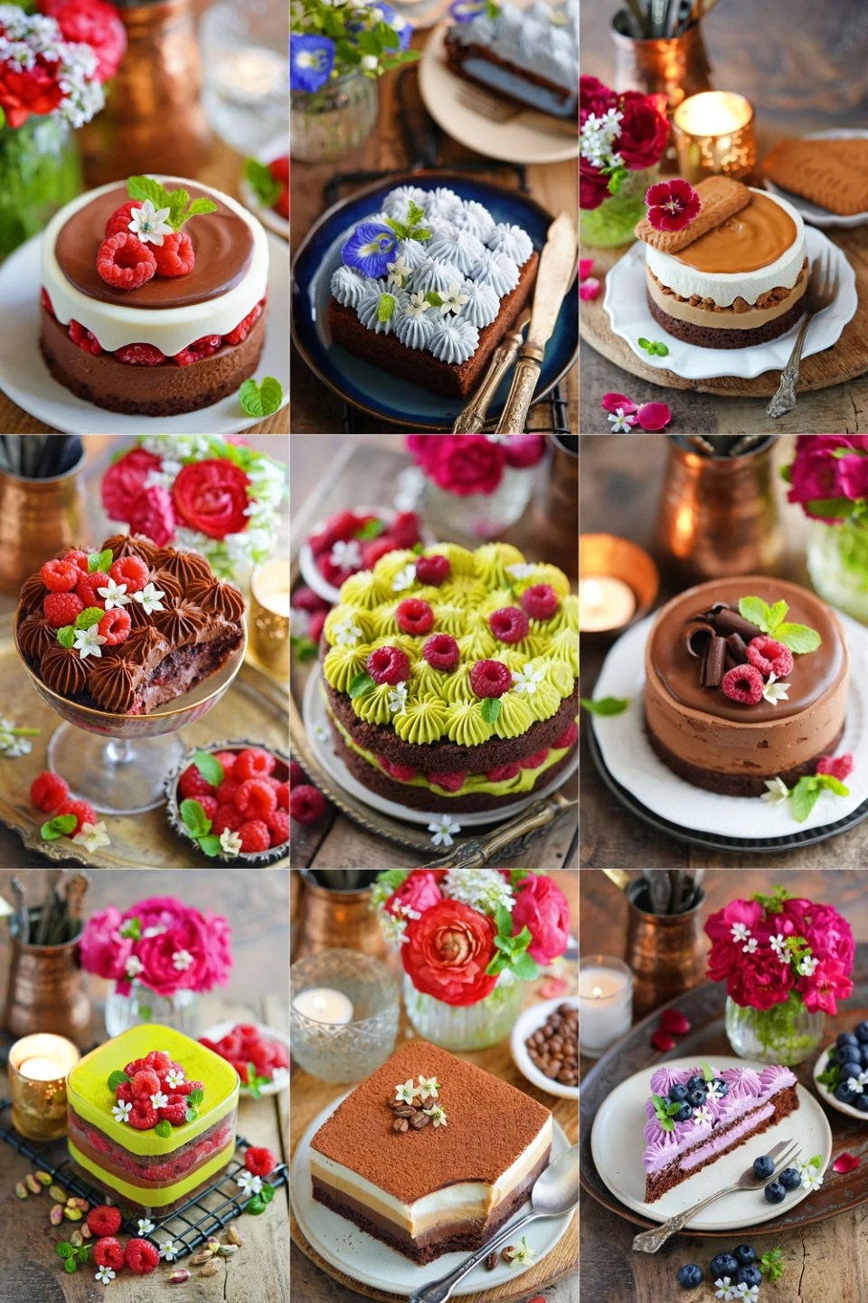EGGLESS BAKING ... No eggs, no worries. 10 egg free Spring desserts to bake now! 5 Eggless chocolate sponge cake desserts