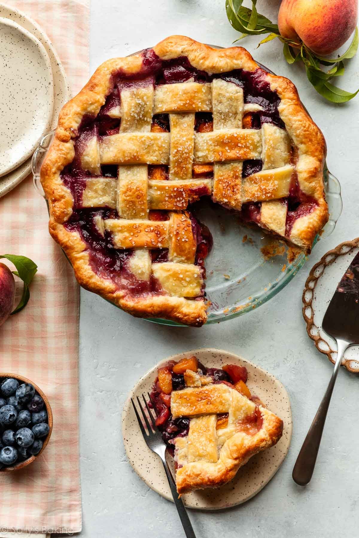 Blueberry Peach Pie – Sally’s Baking Addiction