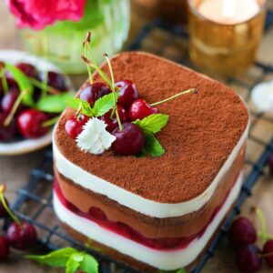 Eggless Black Forest Cake Trifle