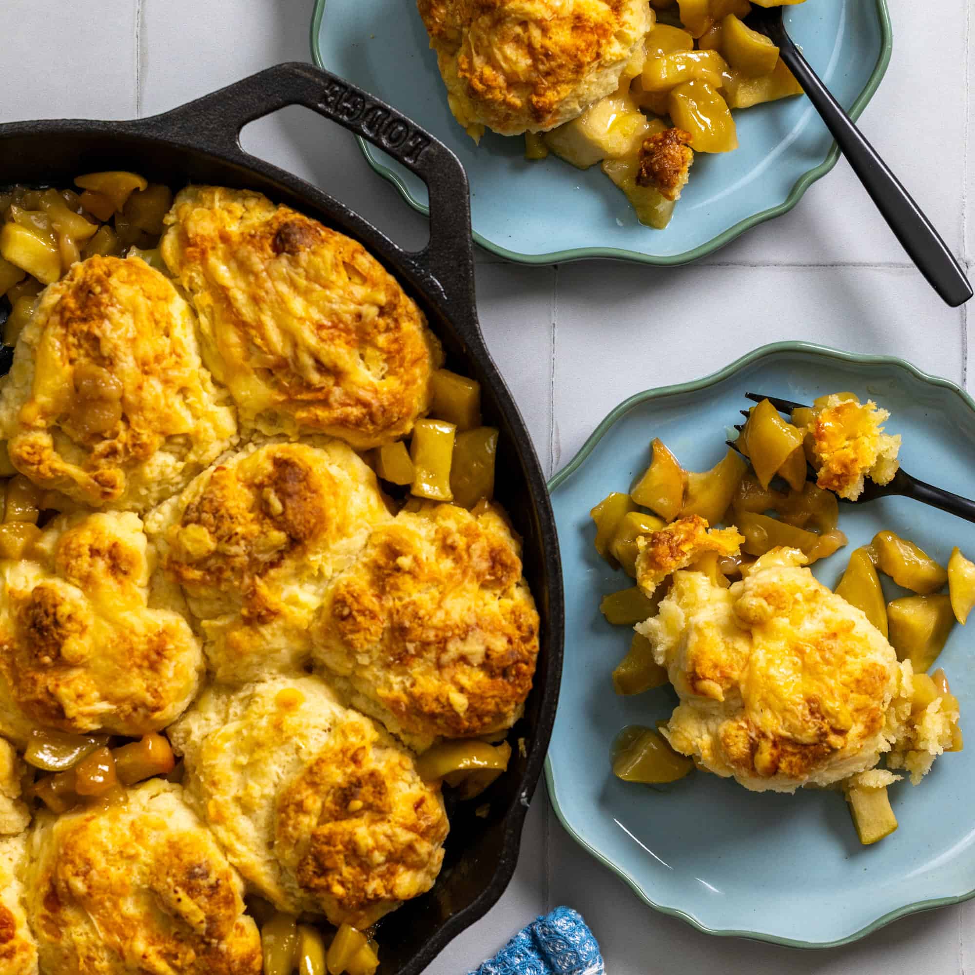 Apple Cheddar Cobbler